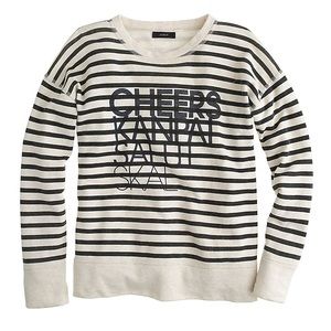 J Crew Vintage Sweatshirt in Cheers